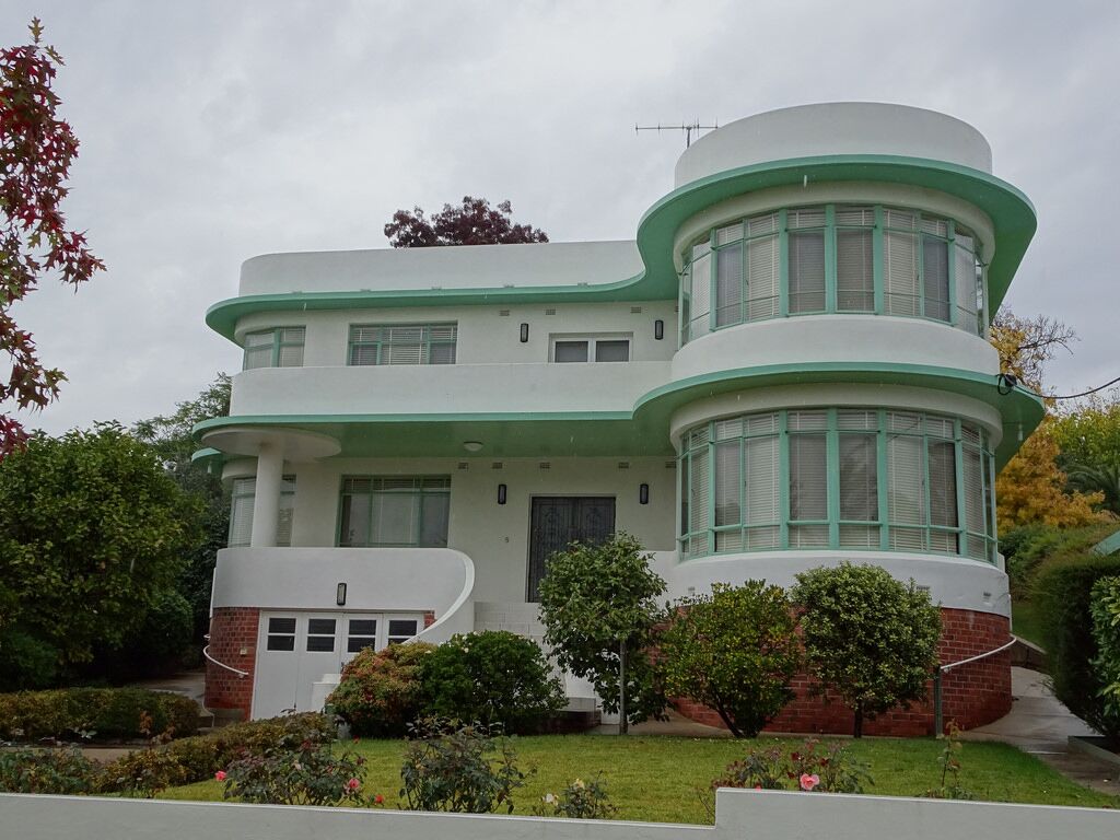 1930s art deco house.